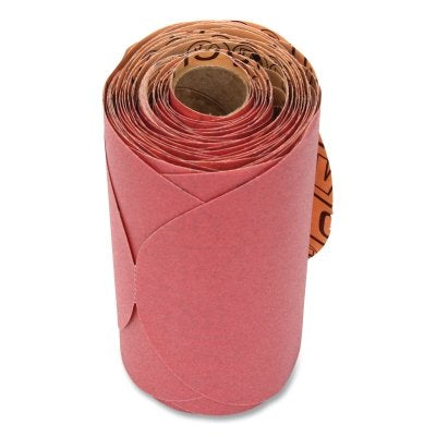 3M 051131-01116 Red Abrasive Stikit Disc, Aluminum Oxide, 6 in dia, P80 grit
