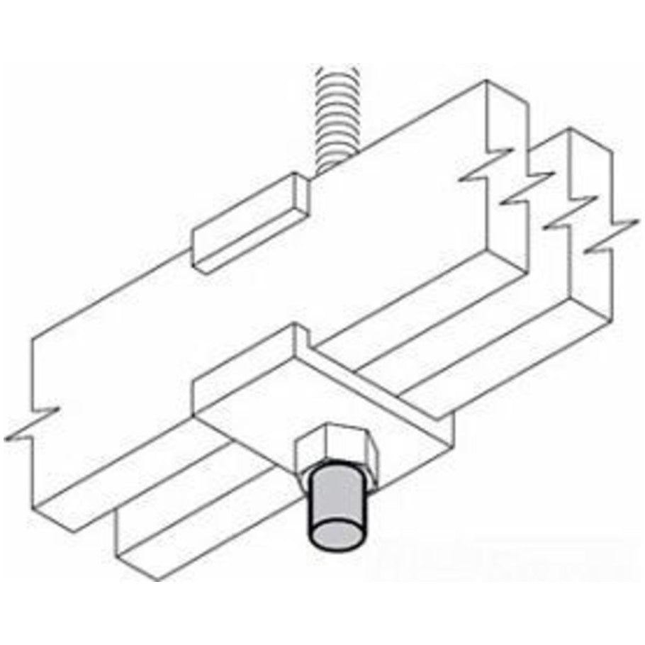 Yellow Polyethylene Threaded Rod End Cap, Size 5/8 11