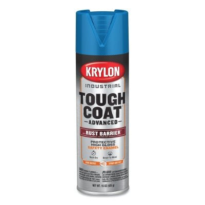 Tough Coat Advanced with Rust Barrier Technology Spray Paint, 15 oz, Safety Blue, Gloss