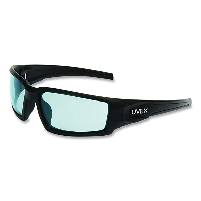 Hypershock Safety Eyewear, SCT-Blue Polycarbonate Lens, HydroShield AF, Matte Black Polycarbonate Frame