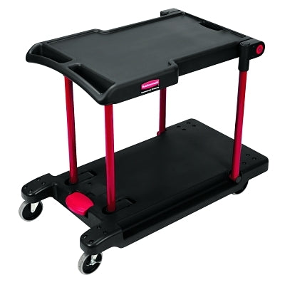 Convertible Utility Carts, 250 lb; 400 lb, 42 1/2 X 23 4/5 X 34 2/5h, Black