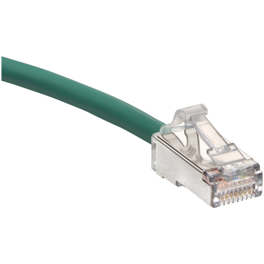 Cat 6A Small Diameter High-Flex Patch Cord, 3 ft. (0.91 m), Green