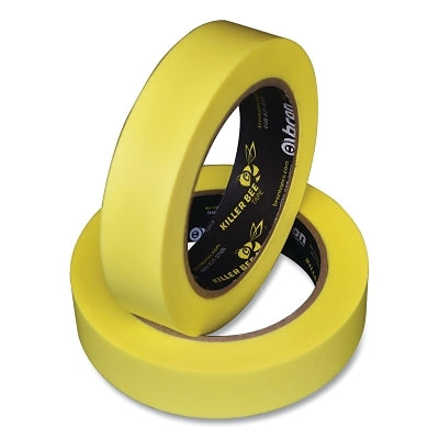 Killer Bee Masking Tape, BT-7061, 18 mm W x 50 m L, Yellow