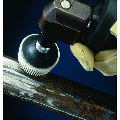 3M 048011-18732 Roloc Bristle Disc, 2 in x 5/8 in, TR, 80 Grit, Ceramic Abrasive Grain, 25000 rpm, Yellow