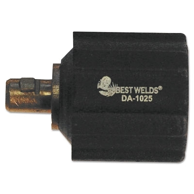 Dinse Connector, Euro to USA Adapter, Twist-Lock, #6 AWG to #2 AWG Cable Capacity