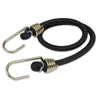 Heavy-Duty Bungee Cord, Dichromate Hooks, 24 in L