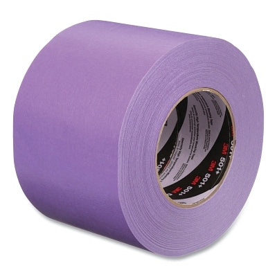 3M 054596-11518 501+ Specialty High Temperature Masking Tape, 100 mm W x 55 m L, Purple