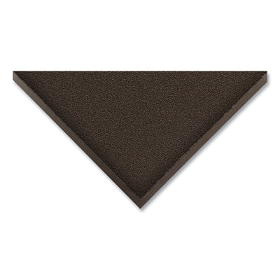 Ovation Drying and Cleaning Entrance Mat, 141, 5/16 in x 4 ft W x 8 ft L, Decalon, Vinyl Backing, Black