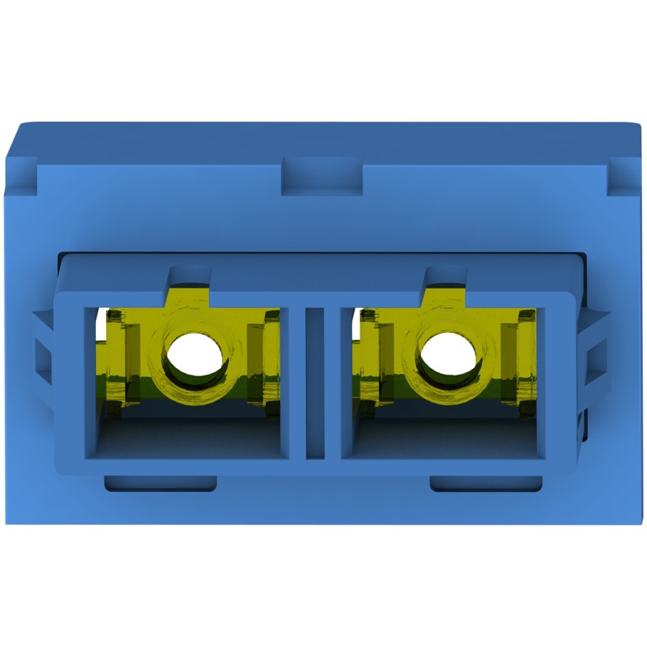 SC SM Fiber Optic Adapters, Duplex