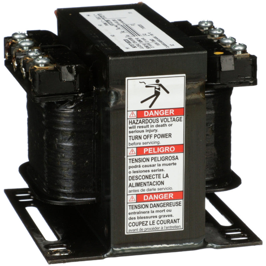 Type T Industrial Control Transformer, 1-Phase, 208/230/460V Primary, 115V Secondary, 100VA