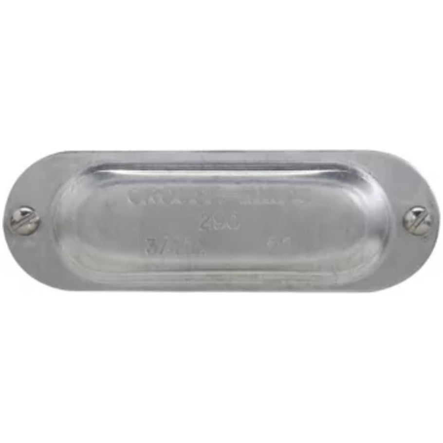 Sheet Aluminum Mark 9 Conduit Body Cover, 1-1/2 Inch