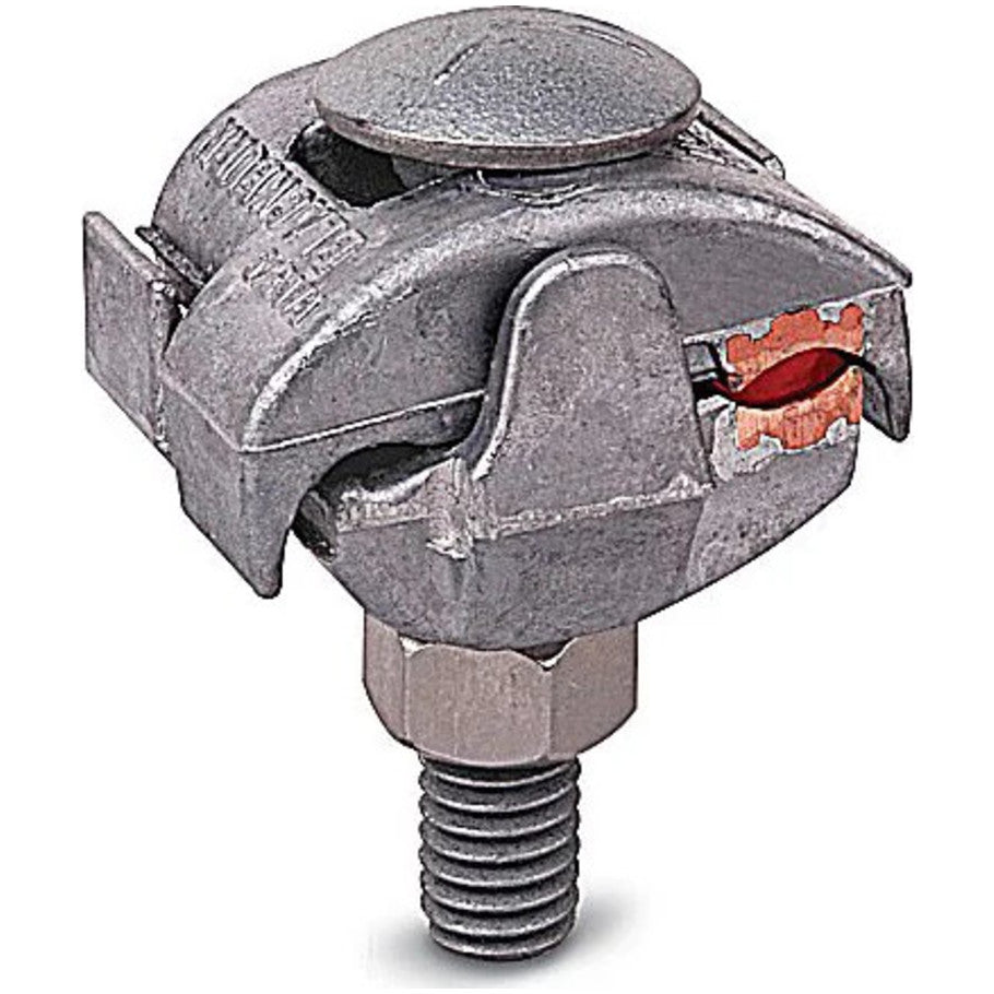Blackburn, Parallel-Groove Clamp, Aluminum, Bolted, 2-Conductors, 1-5/8 L x 2-15/32 H x 1-7/8 W in.