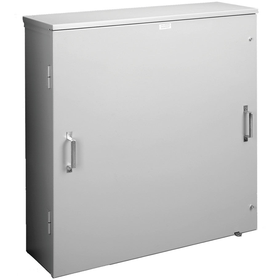 Enclosure, Current Transformer, Hinged-Cover, 36 x 36 x 11 in., 14 or 12 gauge galvanized steel
