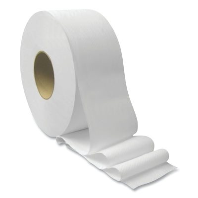 Jumbo Roll Bath Tissue, 3.15 in W x 1,000 ft Roll, 3.3 in dia Core, 2-Ply, 12 RL/CA