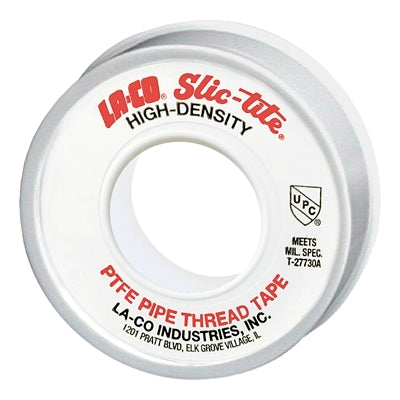 Slic-Tite PTFE Thread Tape, 300 in L, 1/2 in W, 3 mil, White