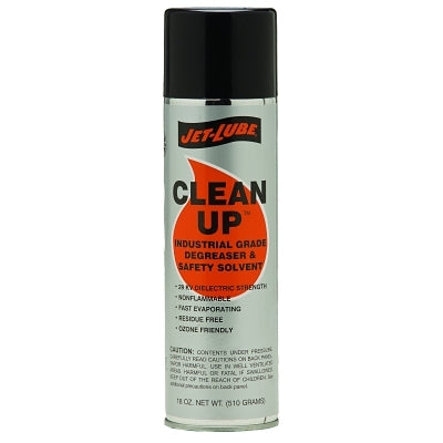 CLEAN-UP Industrial Degreaser and Safety Solvent, 18 oz, Aerosol Can, Ether Scent