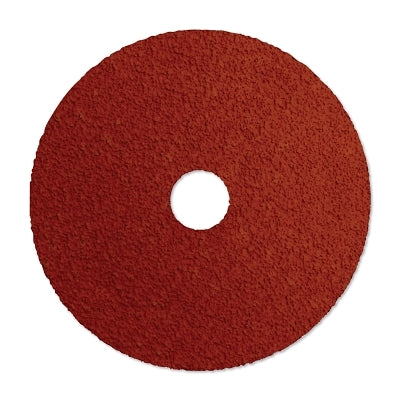 Tiger Ceramic Resin Fiber Disc, 5 in Dia, 7/8 in Arbor, 36 Grit