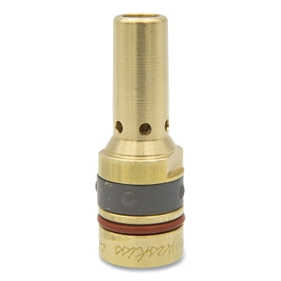 Tough Lock Retaining Head, Heavy-Duty, Slip-On, 0.023 in to 0.125 Wire, 9/16 in -18 Thread, Brass, 25 Pk