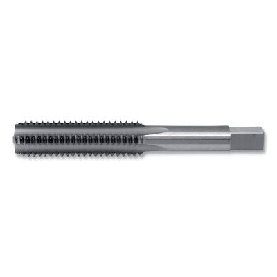 Straight Flute Bottom Chamfer Hand Tap, #4-40 UNC Tool Size, 1.875 in OAL, 3 Flutes