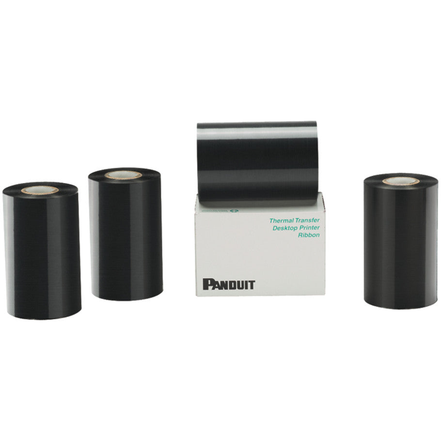 RMEH2BL Thermal Transfer Ribbon, Wax/Resin, Black, 2.5", PK1
