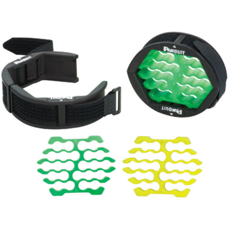 Cable Bundle Organizing Tool With Jacket Cover, Fastener and Inserts