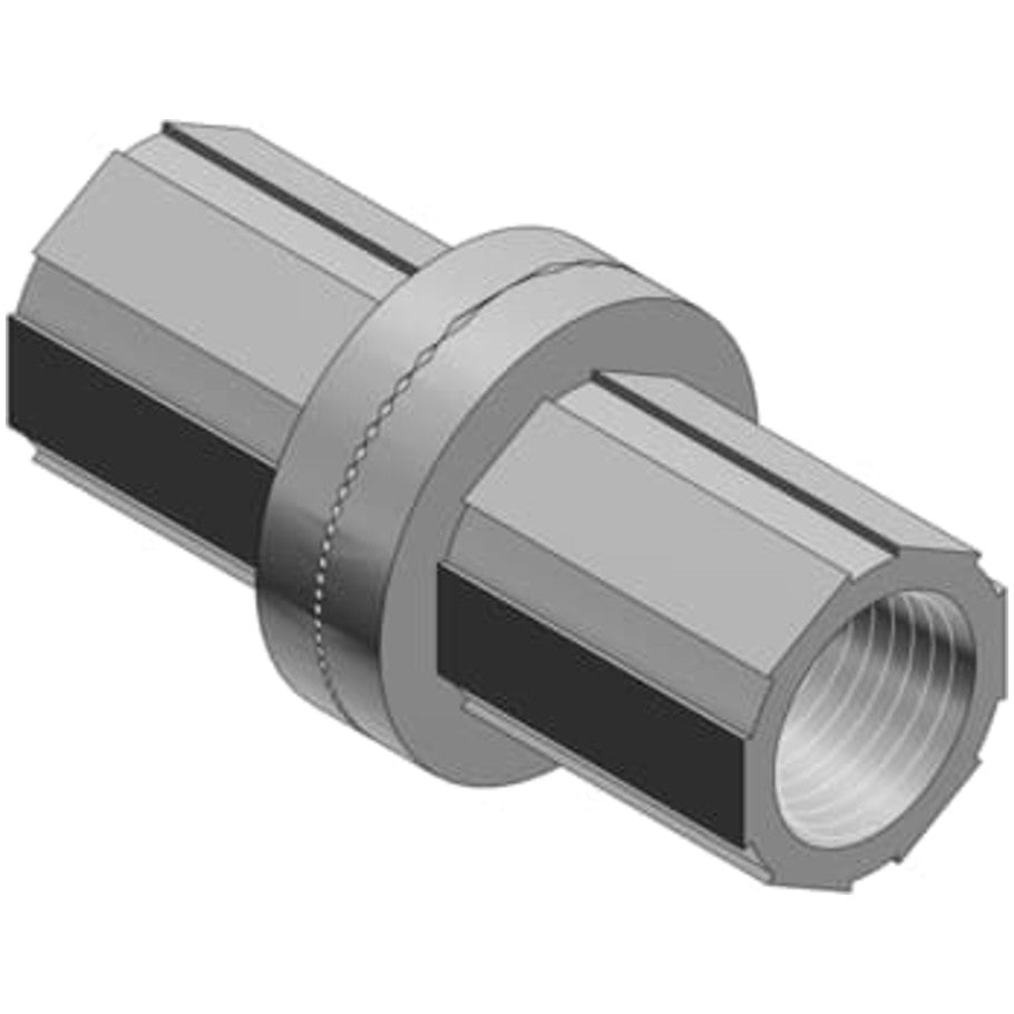 Zinc Bulkhead Fitting 3/4 Inch