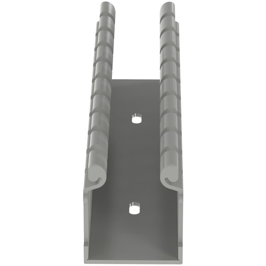 Panduct H1.5X2LG6 Hinged Cover Wide Slot Duct, Lt Gray, PVC, 1.98"x1.75", PK6