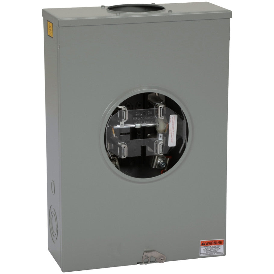 Meter Socket With Lever Bypass and Jaw Release, Ringless, 1 Phase 600VAC