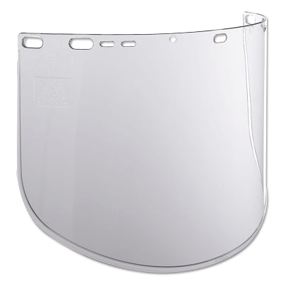 F40 Propionate Faceshield, 915-60, Uncoated, Clear, G Shape, Unbound, 15.5 in L x 9 in H, Bulk