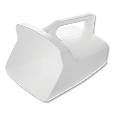 Utility Food Service Scoop, 8 in L, Plastic, White
