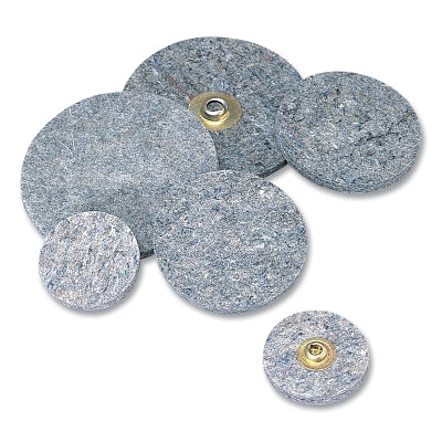 Quick Change Felt Polishing Disc, 3 in dia