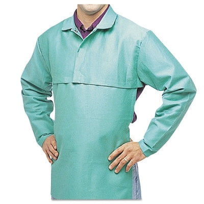 FR Cotton Sateen Cape Sleeves, Hook-and-Loop, Large, Visual Green