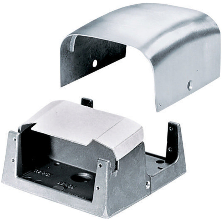Poke-Through 2-Gang Pedestal Housing