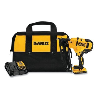 XR Cordless Angled Finish Nailer Kit, 20V Max, 16 ga