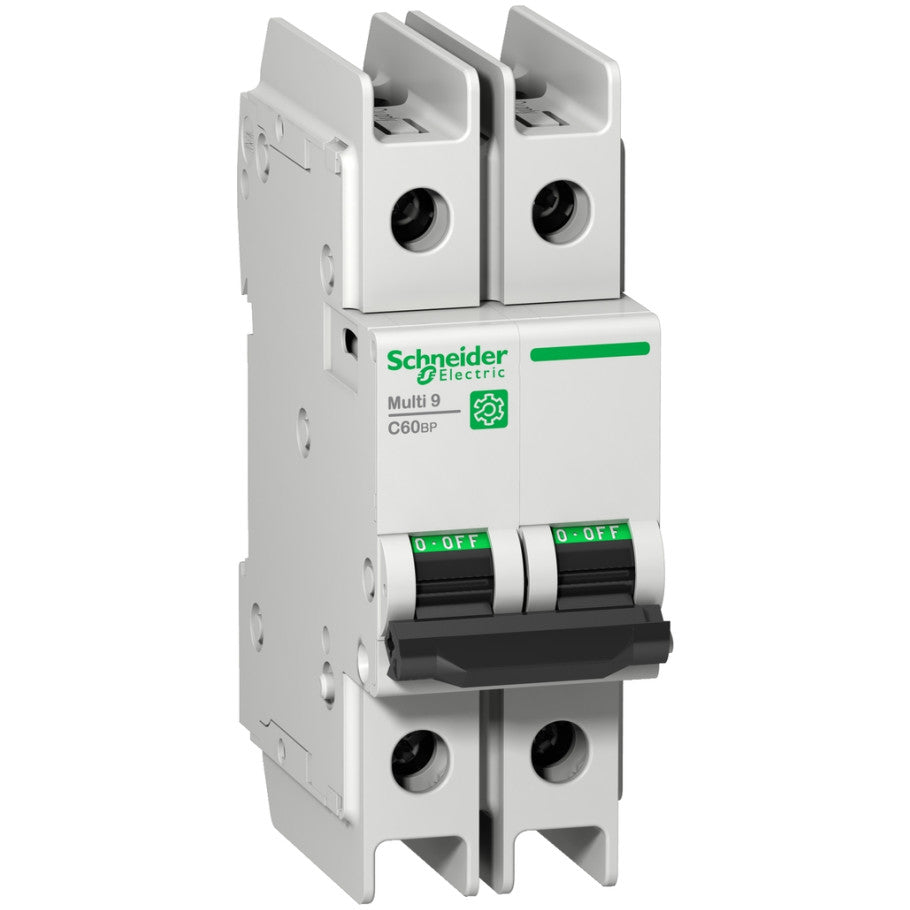 Multi 9 C60 sub BP /sub  Miniature Circuit Breaker, Tunnel Terminal Connection, 480Y/277V, 2-Pole, C-Curve, 3A
