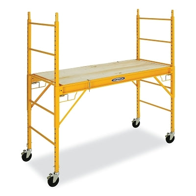 Baker Rolling Scaffolding, 6 ft, Steel, 1000 lb Load Capacity
