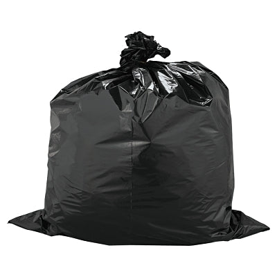 FLEX-O-BAG Trash Can Liners and Contractor Bags, 33 gal, 1.5 mil, 33 in X 40 in, Black, High Count Industrial Liner