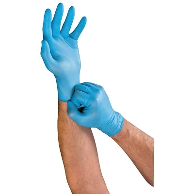 92-616 Lightweight Nitrile Gloves, 3 mil, Medium, Light Blue