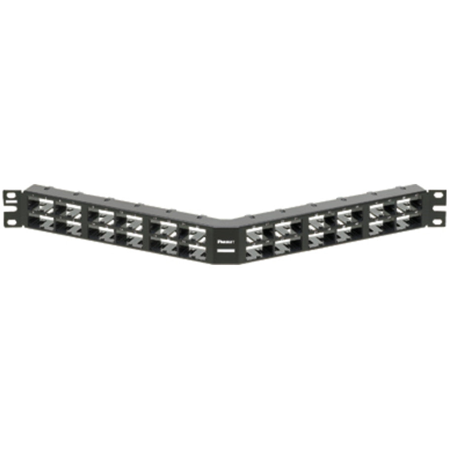 Copper Patch Panels, Flush, Rack, Non Shielded, 19 inches Rack, Black, 48 Port, 1 RU
