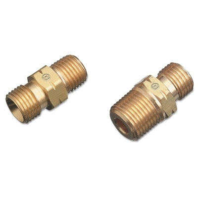Regulator Outlet Bushing, 200 psi, Brass, B-Size, 1/4 in (NPT) LH, Male, Acetylene/Fuel Gas