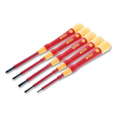 PicoFinish Precision Screwdriver Set, 5 Piece, Phillips/ Slotted tip, 1/16 in/ 3/32 in/ 9/64 in L, Black Oxide
