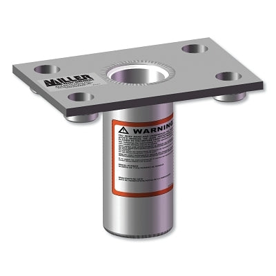 DuraHoist Confined Space System Parts and Accessories, Flush Floor Mount Sleeve, Stainless Steel