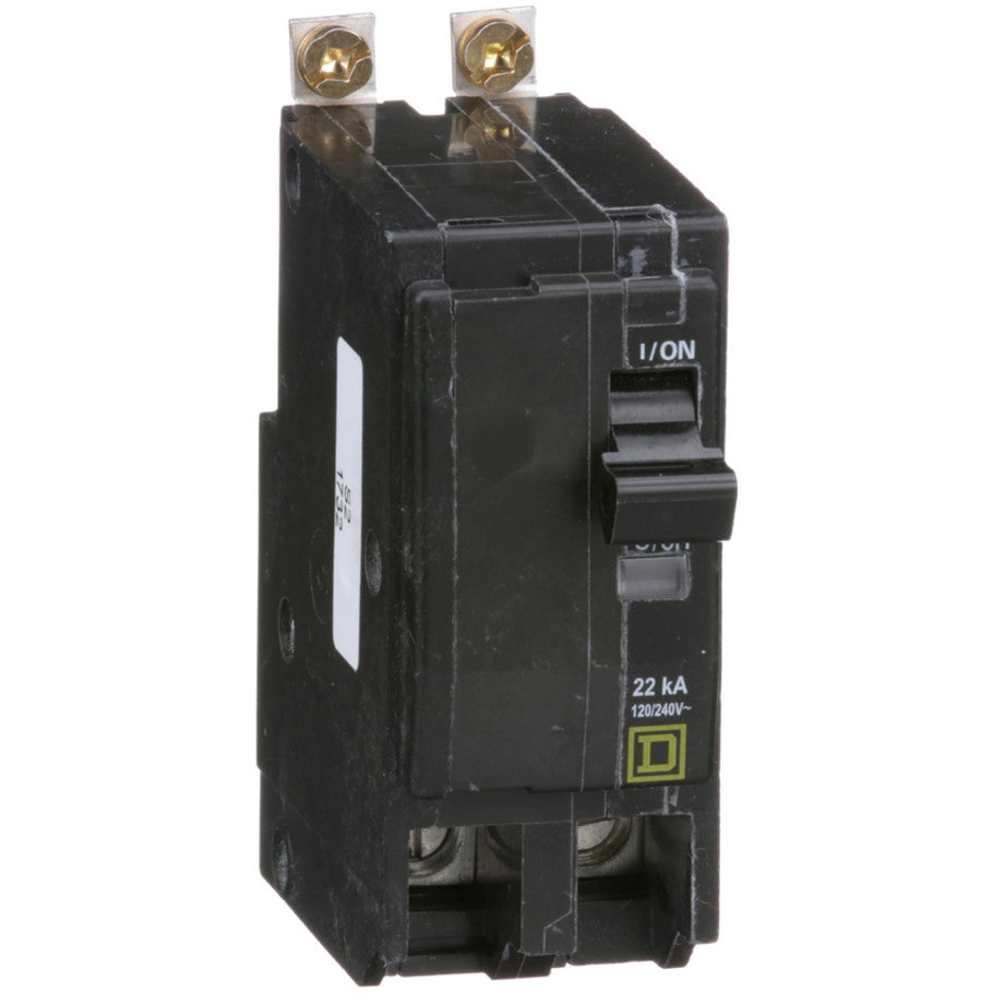 Mini circuit breaker, QO, 90A, 2 pole, 240VAC, 22kA, bolt on mount