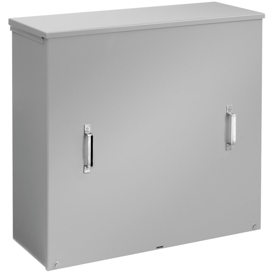 Enclosure, Steel, Current Transformer, Screw Cover, 36 x 36 x 11 in., 16, 14 or 12 gauge plated steel