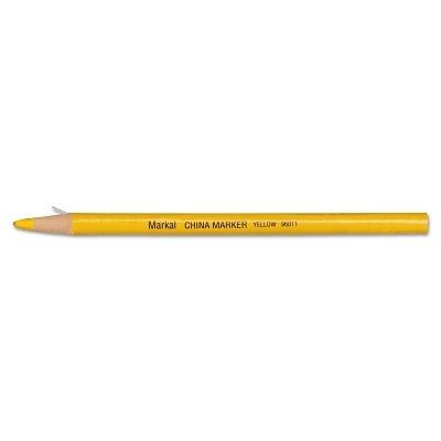 China Marker, Yellow, Paper-Wrapped Grease Penicel