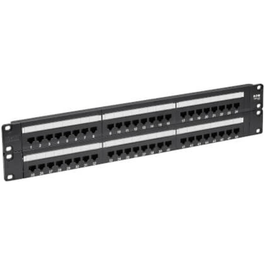 Patch Panel Cat 5; Cat 6, Rack Mount, RU 2