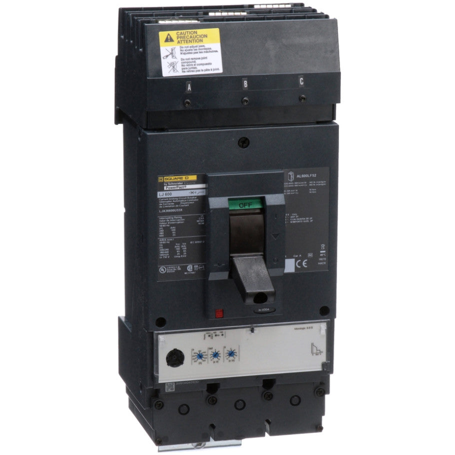 Molded Case Circuit Breaker, 600A, 600V, Plug-In