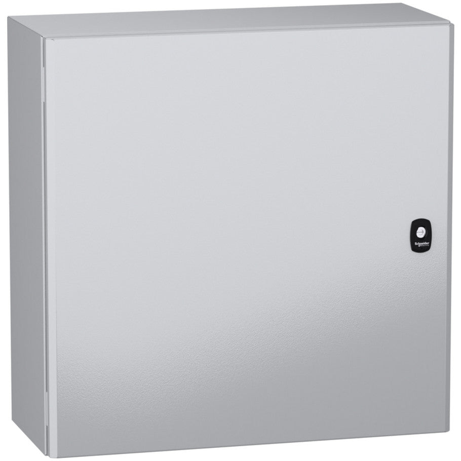 Wall mounted steel enclosure, PanelSeT S3DC, plain door, without plain chasis, 600x600x250mm, IP66, IK10