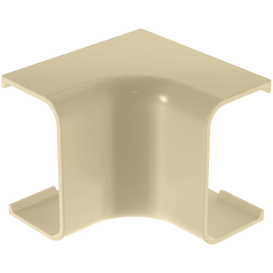 LD10 Non-Metallic Surface Raceway Inside Corner Fitting, Electric Ivory