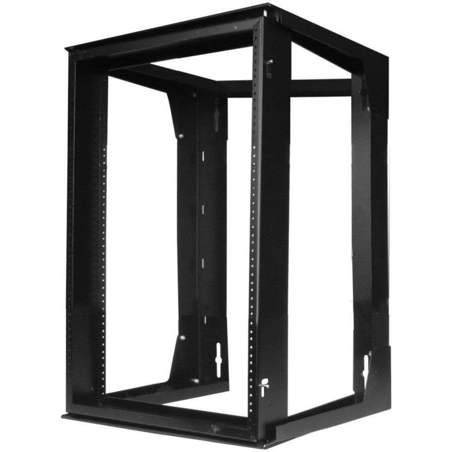 NEXTFRAME Wall-Mount Swing Frame, Cold Rolled Steel, Black, 12 RU